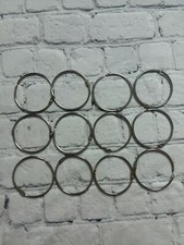 Set Of Shower Curtian Hooks Chrome Circles 12 Pieces Round Clip Hooks 