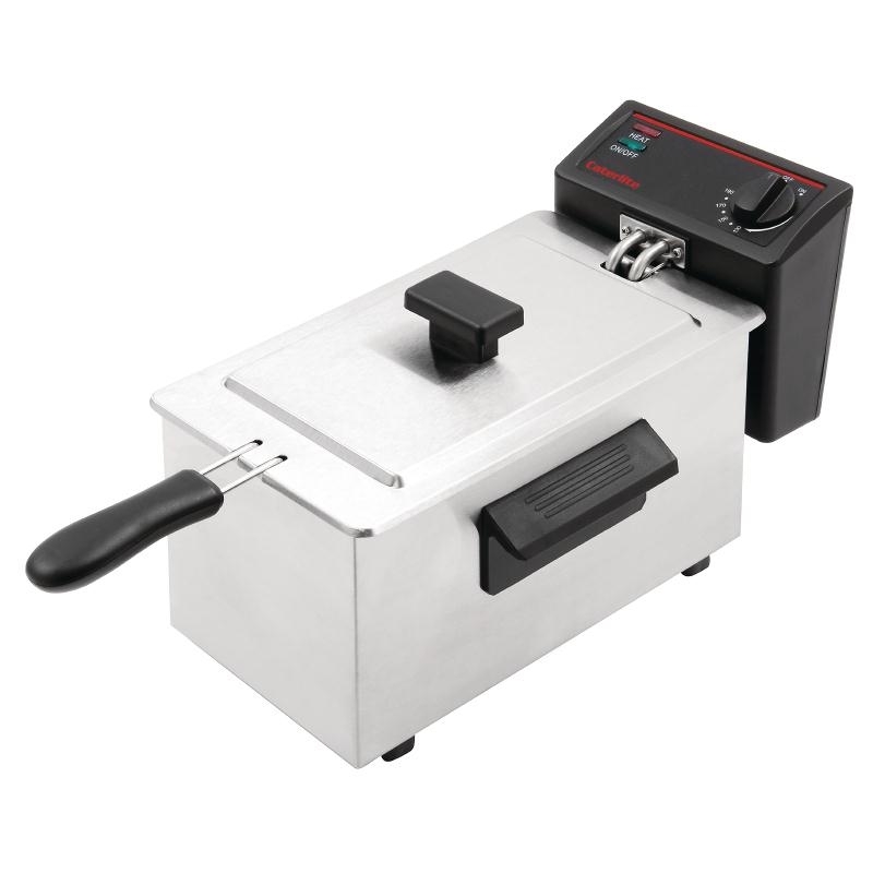 Caterlite Light Duty Single Tank Countertop Fryer 3.5Ltr  GG198 Catering