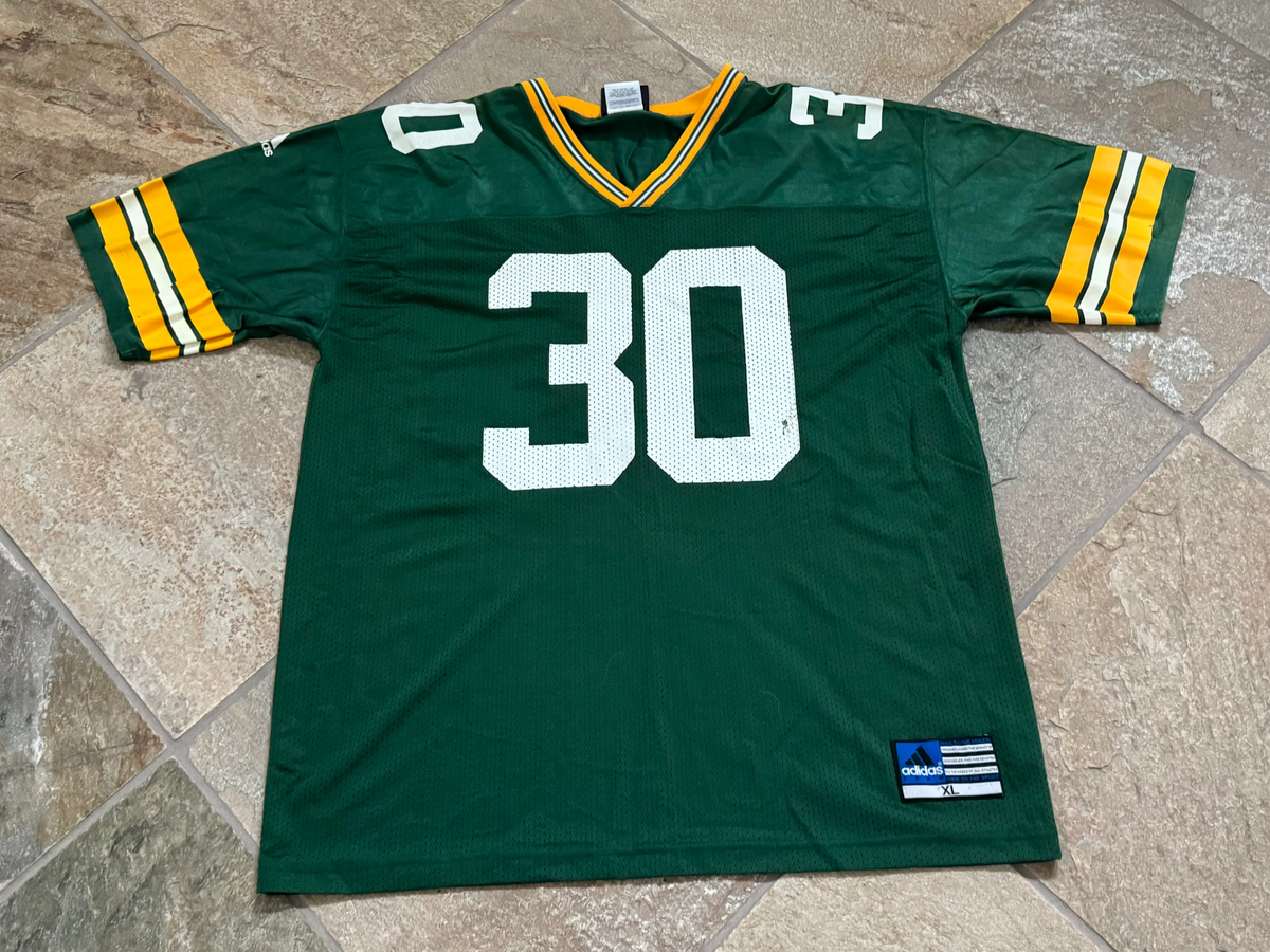 Vintage Green Bay Packers Ahman Green Adidas Football Jersey, Size XL