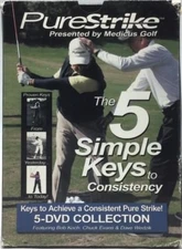 PureStrike The 5 Simple Keys to Consistency by Medicus Golf Training DVD Box Set