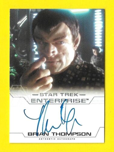 2005 Star Trek Enterprise Season 4 Autograph Brian Thompson as Valdore - Picture 1 of 3
