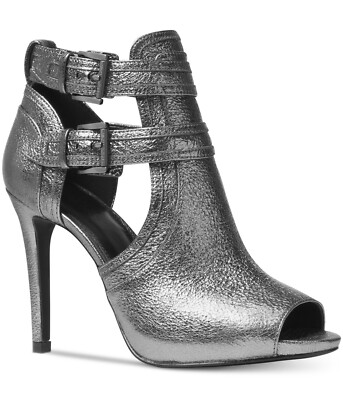 Michael Michael Kors Woman's Blaze Peep Toe Booties Size: M