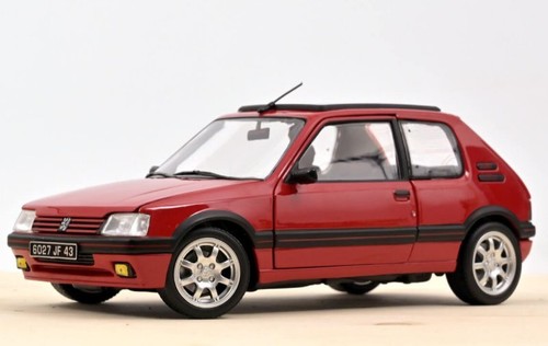 PEUGEOT 205 GTi 1.9 PTS Rims - 1991 - red - Norev 1:18 - Photo 3/6