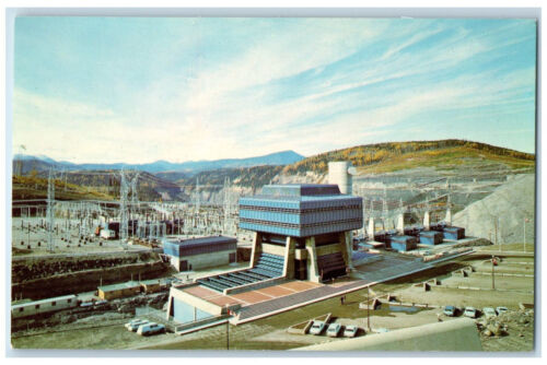 c1950's BC Hydro's Peace River Power Complex Hudson Hope Canada Postcard - Picture 1 of 2