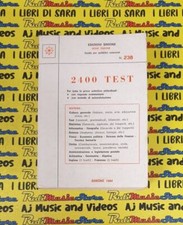 Book Libro 2400 TEST guida pubblici concorsi ED. SIMONE timone n.238 1984 (L63)