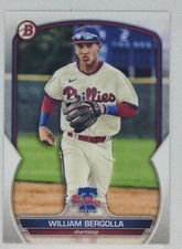 x55 LOT 2023 BOWMAN (55 COUNT) WILLIAM BERGOLLA PROSPECTS BP-67 PHILLIES