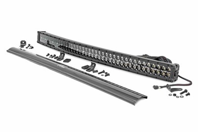 Rough Country 40'' Curved Cree LED Light Bar Dual 36000 Lumens Black Series w/DRL