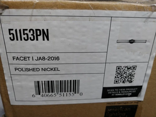 Hinkley Lighting Facet Bath Vanity, Polished Nickel - 51153PN - Picture 2 of 3