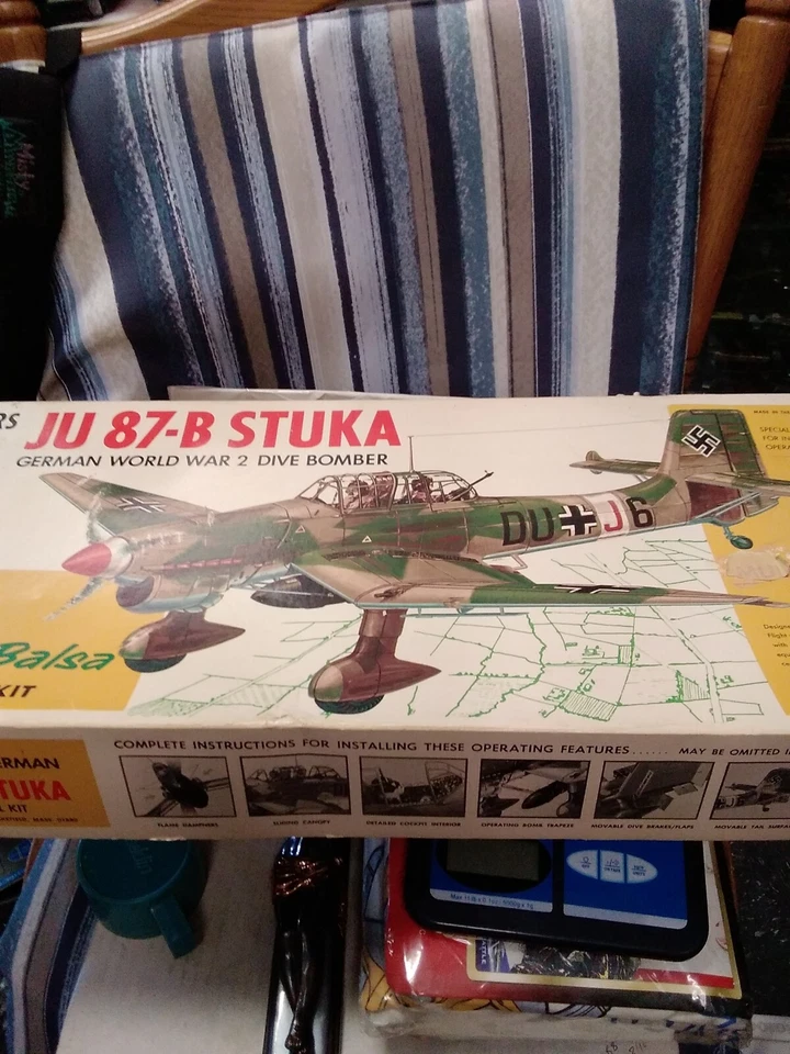 Guillow GUI1002 Ju 87B Stuka Giant scale balsa model kit - Image 3 of 4