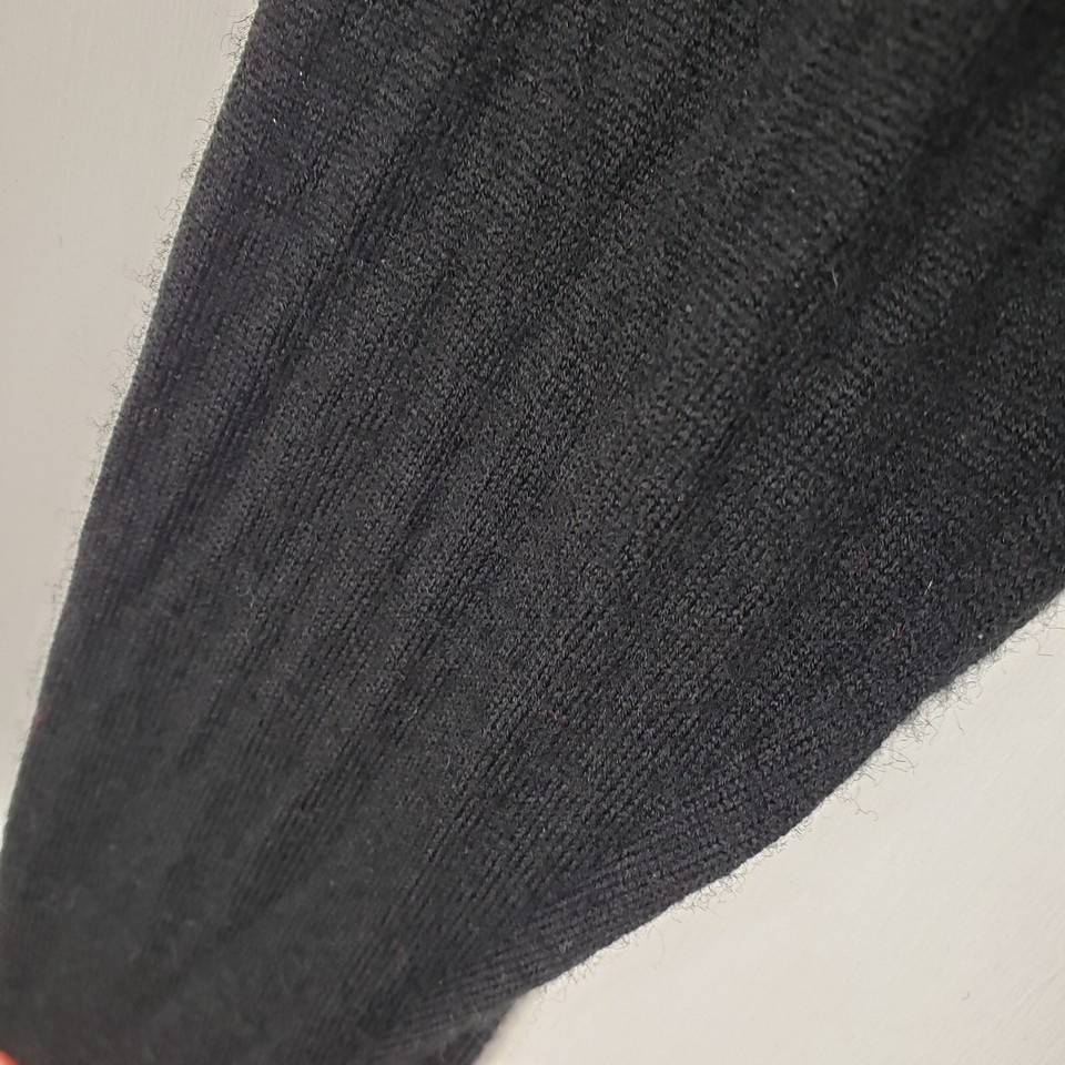 Club Monaco Onalee Womens Small Black Merino Wool Jewel Sequin Collar