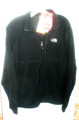 The North Face Womens TKA 100 Texture Microvelour jacket -L -Black - New