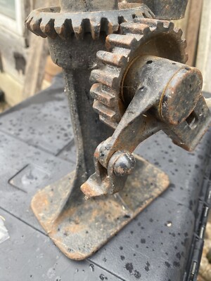 Old Vintage Antique Auto Car Automotive Screw Jack w/ FLIP TOP SJ