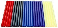 Dent Hot Glue 24 Sticks 11 x 200mm Black Blue...