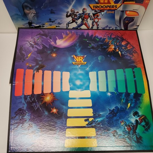 VR Troopers Board Game SABAN Virtual Reality1994 COMPLETE! UNPUNCHED 90% VTG Toy - Picture 4 of 10