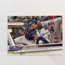 2017 Topps Update US266 Jett Bandy Milwaukee Brewers