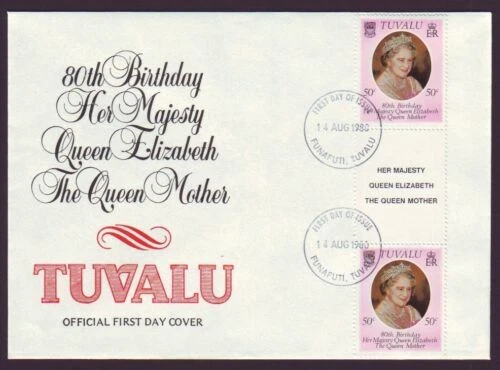 First Day Cover Tuvaluan Stamps