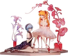 Myethos Evangelion Figure ASUKA & REY set Language of Flowers ver. EVA F/S NEW