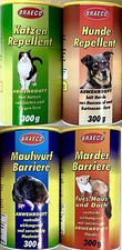 Abwehrduft gegen Katzen Hunde Marder Maulwurf,Katze Hund 100g/1,38€ Falle KH