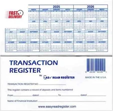 12 Check Registers for Personal Checkbook - Checkbook Ledger Transaction Registe