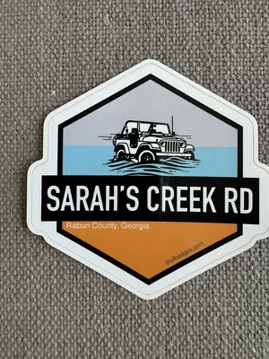 Sarah's Creek Rd Sticker Decal Off Roading