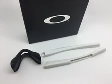 AUTHENTIC OAKLEY M2 WHITE EAR SOCKS & NOSE PAD KIT NEW  