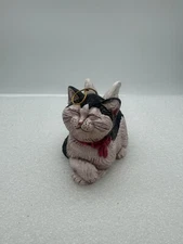 Vintage Telle M. Stein Angel Kitty Cat Figurine