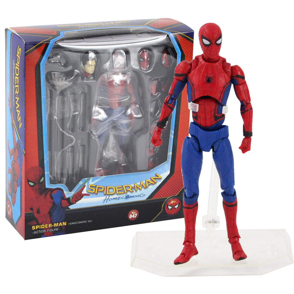 Mafex No. 047 Marvel Spider-Man Homecoming Ver. PVC Action Figure New In Box eBay