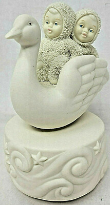 Department 56 Snowbabies Take Me With You Snowbird Music Box  Snowbabies “Take me with you” Music Figurine, New in original packaging display picture 1