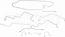 00-01 RAM 2500 STAINLESS BRAKE LINE KIT STANDARD CAB 96" LONG BED 4WD 919-210