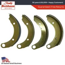 For 1946-1948 Plymouth P-15 Deluxe Rear Front Brake Lining Shoe Set Of 4 1122734 For 1946-1948 Plymouth P-15 Deluxe Rear Front Brake Lining Shoe Set Of 4 1122734