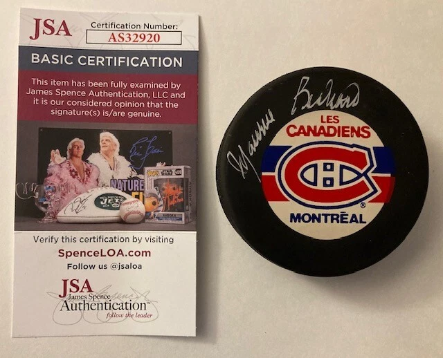 MAURICE "ROCKET" RICHARD SIGNED PUCK WITH AUTHENTICATION FROM JSA - Image 2 of 3