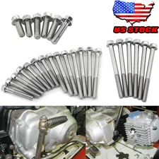 Engine Side Case Screw Bolt Kit Set For Honda Z50A Z50R CT70 CT70H Trail 1969-80