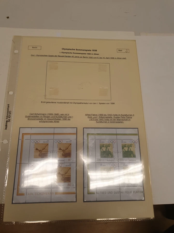 OLYMPIA 1936 BERLIN  Ausstellungs-Sammlung Teil I - Bild 3 von 4