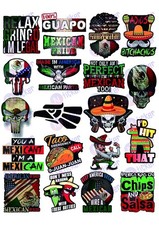 20 Mexican Stickers - Calcoman as Mexicanas para Carro   100 Vinyl S