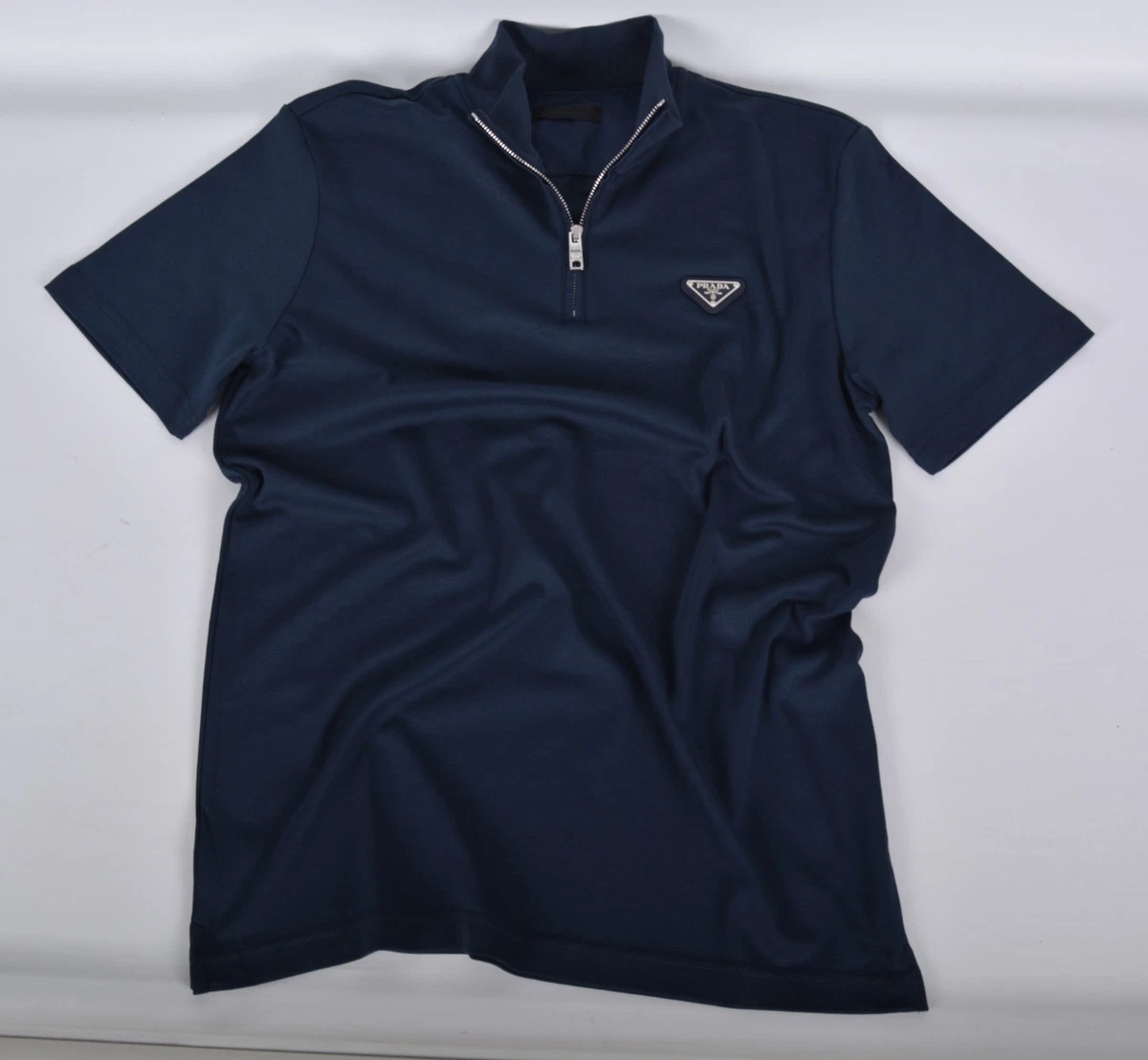 PRADA Short Sleeve Blue Shirts for Men for sale | eBay