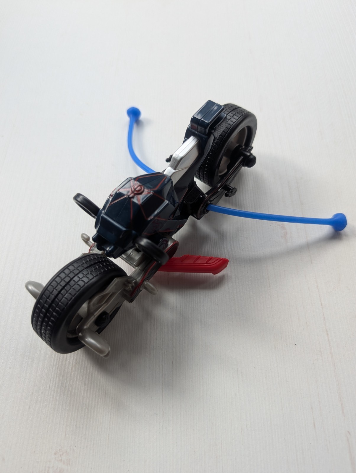 Juguete de motocicleta de lanzamiento de acrobacias Spider-Man - 2012 - Marvel/Hasbro