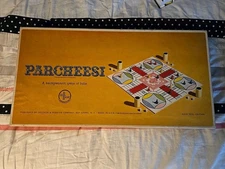 Vintage 1959 Parcheesi Board Game Gold Seal Editin Selchow & Righter Rare