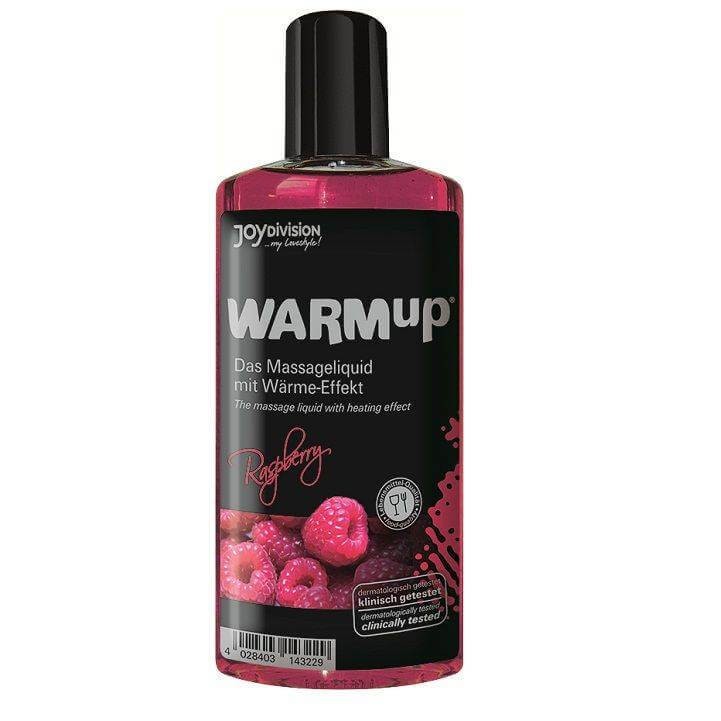 Olio Massaggio Edibile Caldo Joydivision WARMup Lampone 150ml