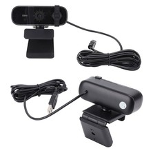 PC Webcam Double Omnidirectional Microphones USB Interface 3840x2160 Resolution