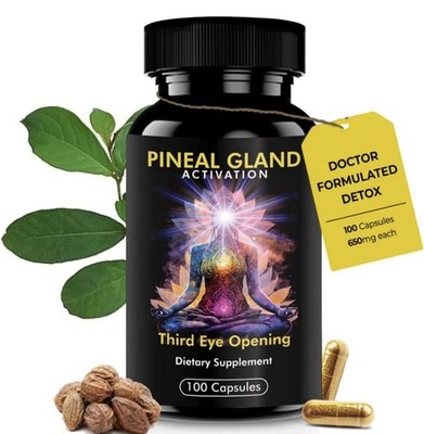Pineal Gland Activation Supplement - Supports Decalcification Third Eye Awake..