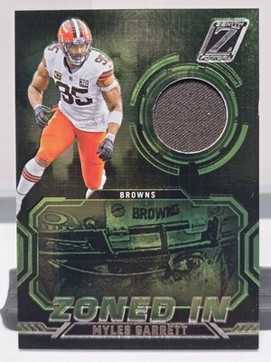 2024 Panini Zenith Football ZONED IN Myles Garrett #ZI-MGT Cleveland Browns