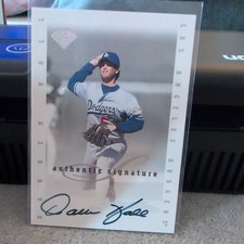 Darren Hall 1996 Leaf Authentic Signature Series On Card Autograph Auto