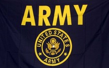 ARMY GOLD ARMORED FLAG 3X5 POLYESTER