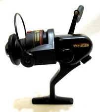 Vintage Mitchell 530 Spinning Fishing Reels Black Line Good Condition!