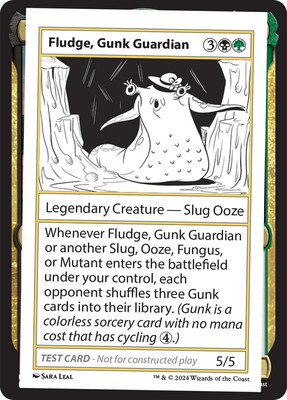 Fludge, Gunk Guardian [Mystery Booster 2 Playtest Cards] Near Mint