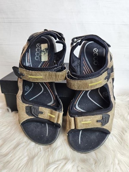 Men Ecco Sandals Black 42 #3RYZ