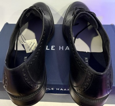Cole Haan ME Wing Oxford Shoes Mens Size 13 Black Wingtip  display picture 1