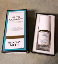 Sunday Riley Auto Correct Brightening Depuffing Eye Contour Cream .5 oz NEW