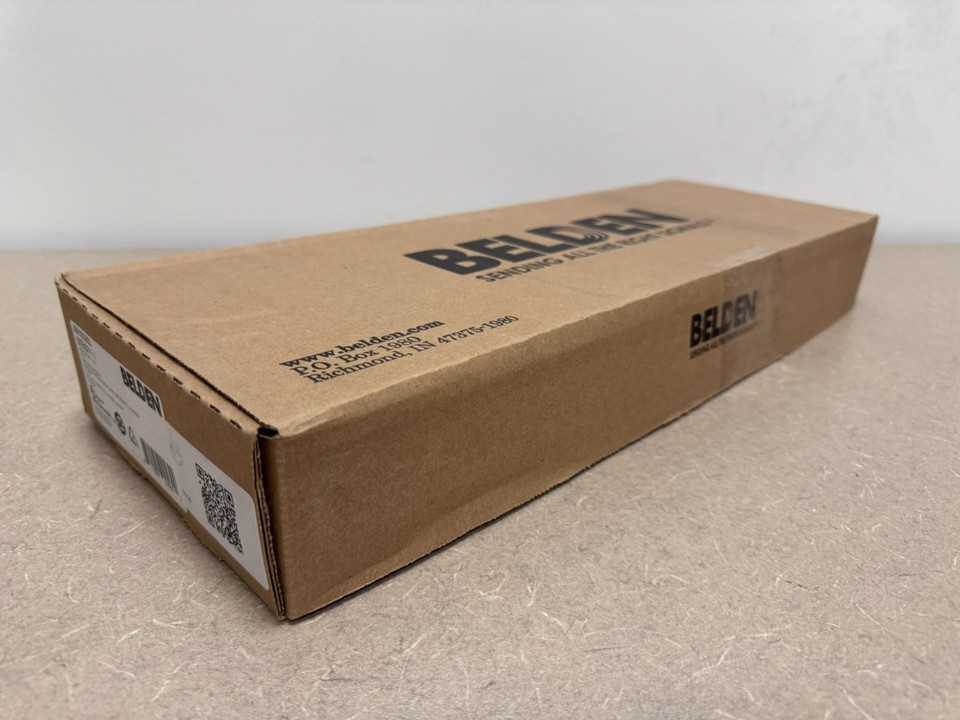 Belden CAT 6+ KeyConnect Patch Panel, 24 port, 1U Rack Mount - AX103253 ...