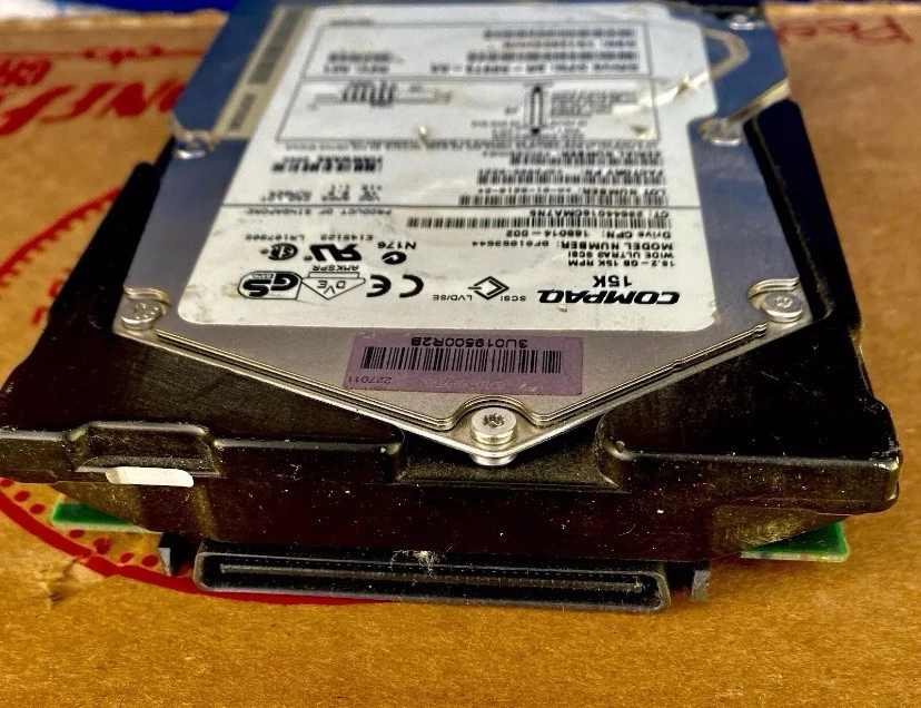 COMPAQ 9P2006-022 188014-002 BF01863644 18GB 15K WIDE ULTRA3 SCSI Hard drive - Image 2 of 3